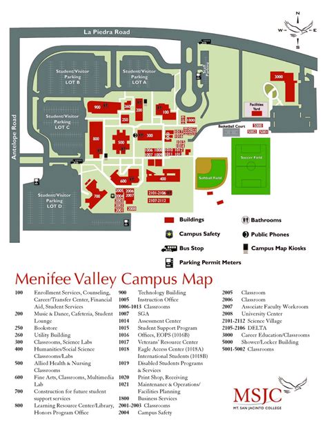 Msjc Menifee Campus Map Large World Map