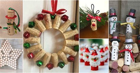 13 Adornos Navideños Con Corchos Para Decorar El árbol De Navidad
