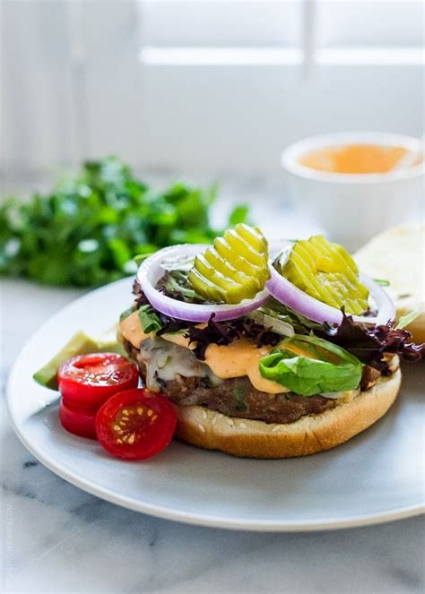 Cilantro Sriracha Turkey Burgers Kitchen Confidante