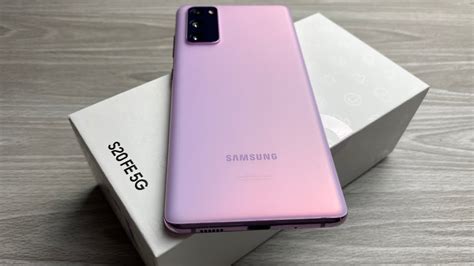 Galaxy S20 Fe 5g Cloud Lavender Unboxing Asmr Youtube