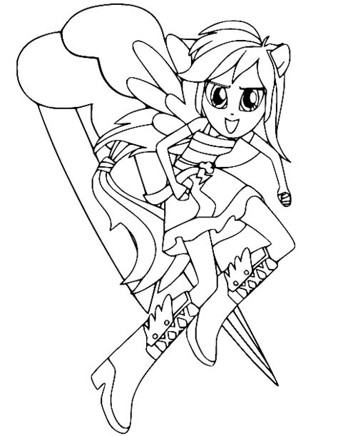 Equestria Girls Coloring Pages Coloring Pages For Kids And Adults