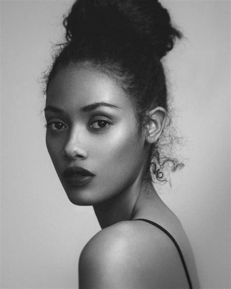Natural Hair Black Woman Model Portrait By Glenford Nunez Advertising