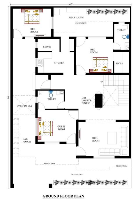 40x60 House Plans For Your Dream House House Plans 40x60 House