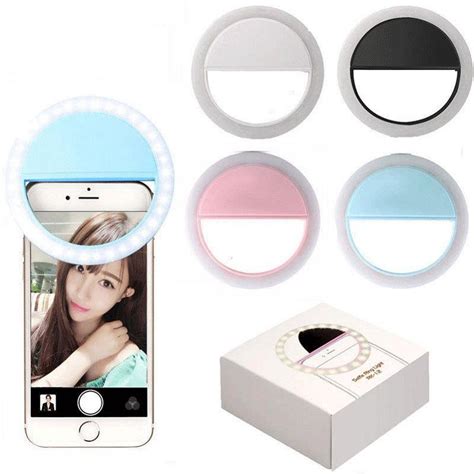 Led Flash Beauty Fill Selfie Lamps Outdoor Selfie Ring Light Rechargeable For All Mobile Phone