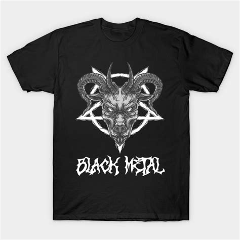 Black Metal Devil Black Metal T Shirt Teepublic