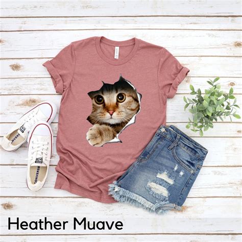 Funny Cat Shirt Ts For Cat Owners Cat Lovers Shirt 3d Etsy