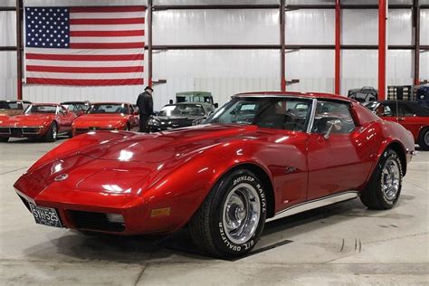 Candy Apple Red 1973 Chevrolet Corvette For Sale Mcg Marketplace