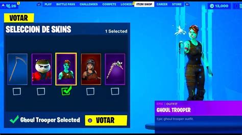 Como Votar Skins Exclusivas En Fortnite Articulos Gratis Youtube