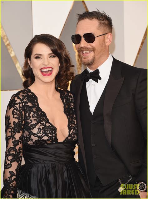 Tom Hardy Gets Support From Wife Charlotte Riley At Oscars 2016 Photo