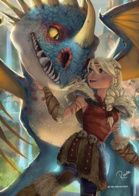 Raidesart Httyd Astrid And Stormfly How Train Your Dragon How To Train Your Dragon How To