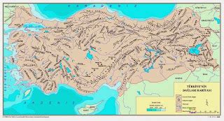 Physical Geography Maps Fiziki Co Rafya Haritalar T Rkiye Fiziki