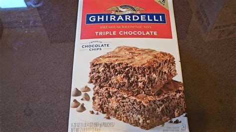 Costco Sale Item Review Ghirardelli Premium Brownie Mix Triple