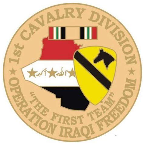 Us Army 1st Cavalry Division Operation Iraqi Freedom 1 18 Lapel Pin