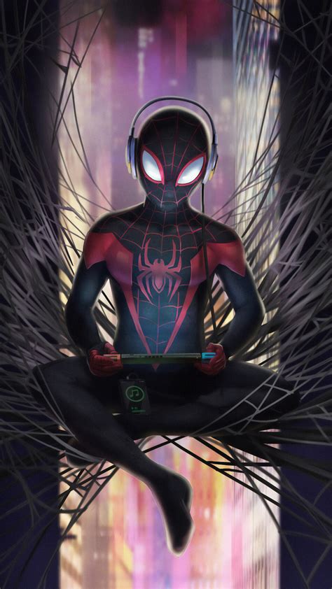 X Spiderman Hd Superheroes Digital Art Artwork Arstation For Iphone