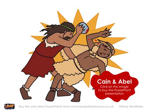 Cain And Abel Lamp Bible Pictures