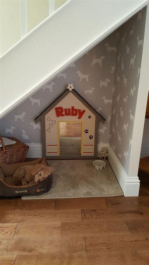 37 Clever Ideas To Make Use Of Your Under Stairs Dog Bedroom Puppy
