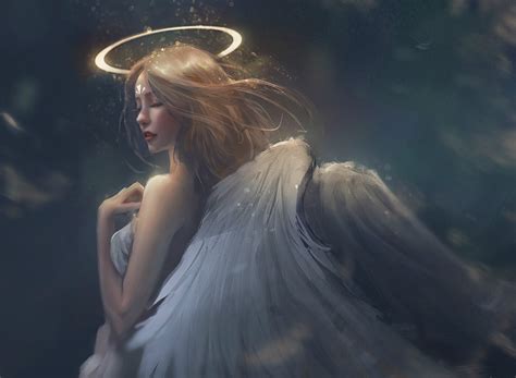 Fantasy Angel Hd Wallpaper By Trungbui42