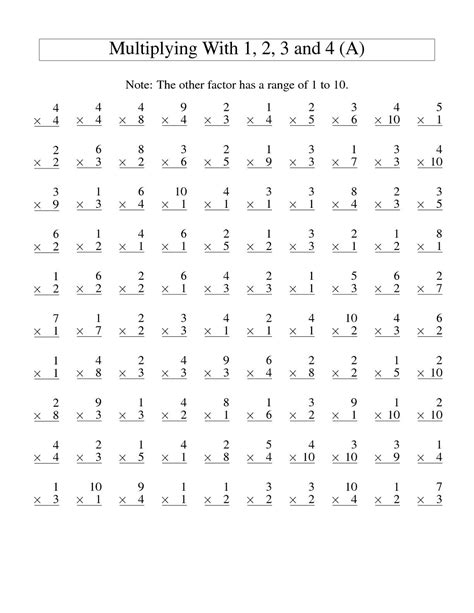 Parents and teachers can also encourage their kids to learn. Printable Times Tables Worksheets | Activity Shelter