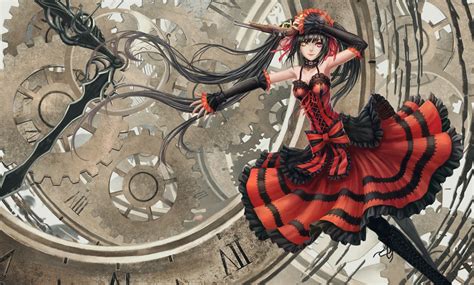 Anime Date A Live Tokisaki Kurumi Anime Girls Heterochromia