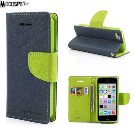 For Iphone 5 C Cover Coque Mercury Goospery Fancy Diary Leather