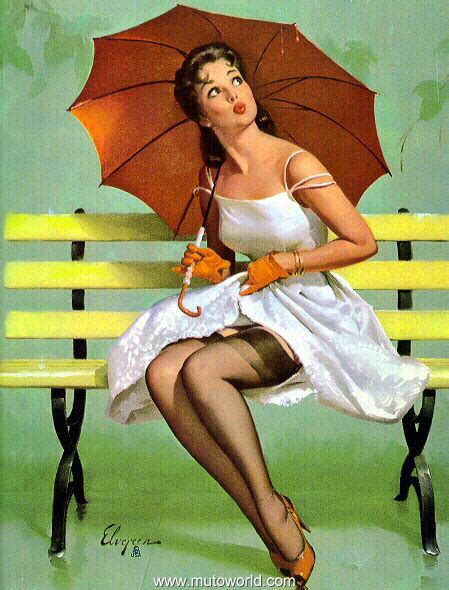 Gil Elvgren Pin Up Girl Telegraph