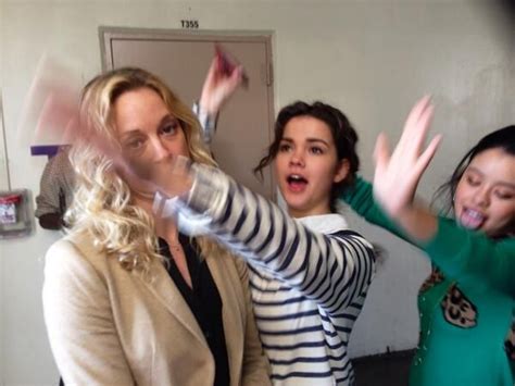 Maia Mitchell And Cierra Ramirez Twerkin It With Teri Polo On The Set