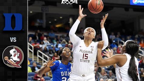 Duke Vs Florida State ACC Women S Basketball Tournament Highlights