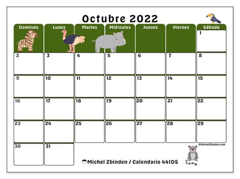 Calendario Octubre 2022 Mexico Para Imprimir Kulturaupice