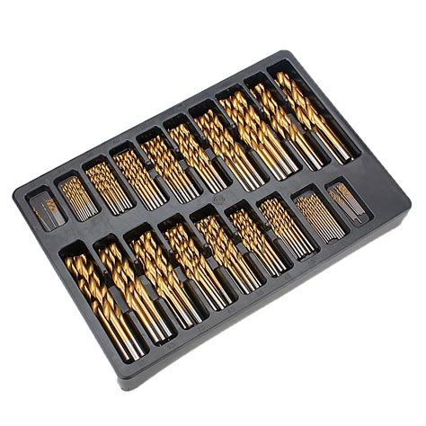 170 Pcs Cobalt Drill Bit Set Stainless Metal HSS Twist Bits Box 19