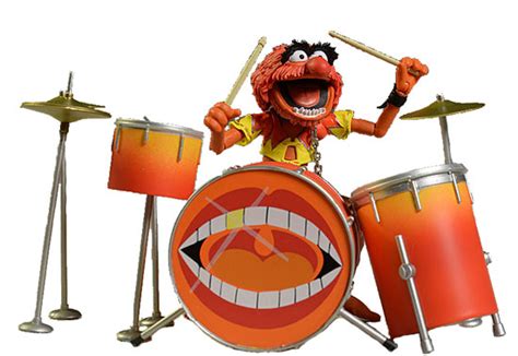 Muppets Animal Drum Kit Figurines