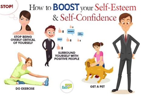 How To Boost Your Self Esteem And Self Confidence Killer Tips Fab How
