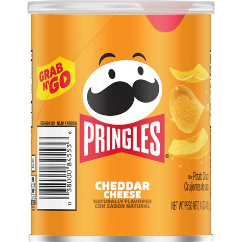 Pringles Grab And Go Cheddar Cheese Crisps