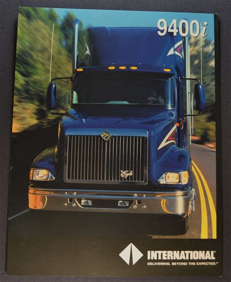 1999 International Truck 9400i Eagle Sales Brochure Sheet Excellent