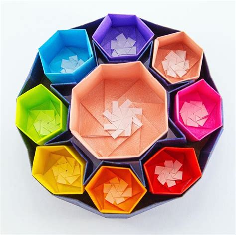Free Printable Origami Crystal Box Tutorial Paper Kawaii