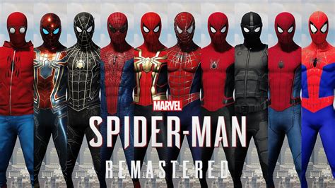 Spider Man Remastered Ps5 All Movie Suits Free Roam Gameplay 60fps
