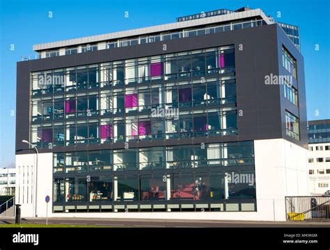 Modern Office Building Seen In Reykjavik Iceland Stock Photo Alamy