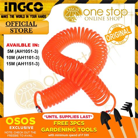 Ingco Polyurethane Air Compressor Hose Tube Air Tool Ah Ah Ah Sold Per