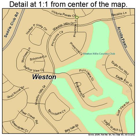 Weston Florida Street Map 1276582