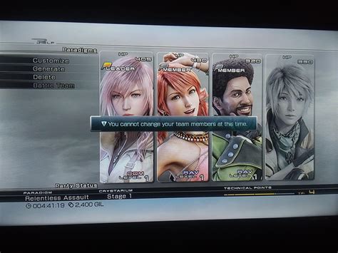 First Time Playing Ffxiii Btw Not Nearly As Bad As I Was Expecting To