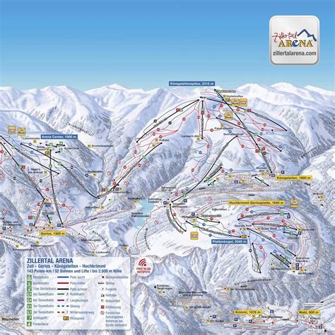 Gerlos Köningsleiten Zillertal Arena Snowlux Skireizen Op Maat