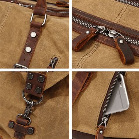 Louis vuitton sac de voyage cruiser en toile. Le Elcaro | Sac de voyage en toile et cuir vintage | Bagaran
