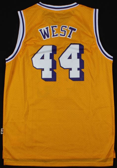 Jerry West Signed Lakers Jersey Psa Coa Pristine Auction