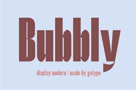 Bubbly Font Free Font