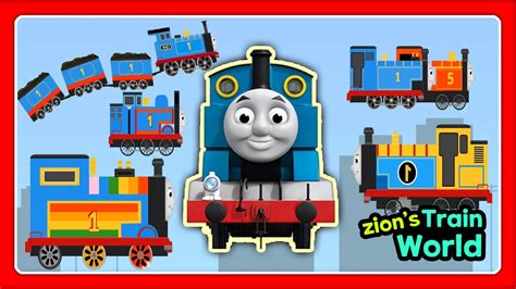 Labo Brick Train Compilation 12 Thomas Trains Youtube