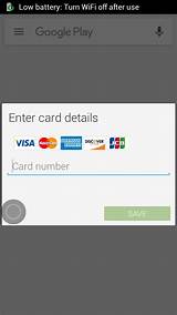 How To Update Credit Card Info On Google Play