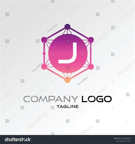 Creative Letter J Logo Design Vector Stock Vector Royalty Free