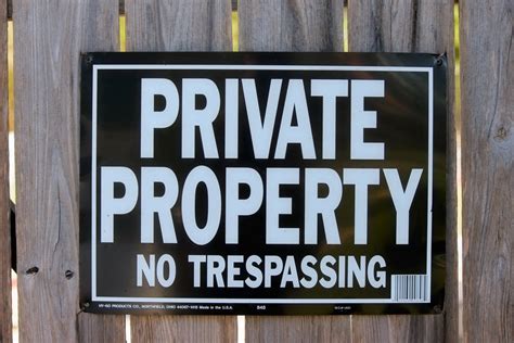 Private Property Sign Free Stock Photo - Public Domain Pictures