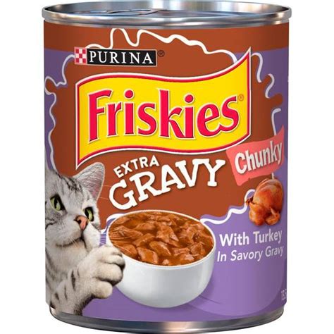 Purina produces a huge range of familiar cat food brands, including friskies, fancy feast, purina muse, purina beyond, purina pro plan, and many more. Purina Friskies Gravy Wet Cat Food, Extra Gravy Chunky ...