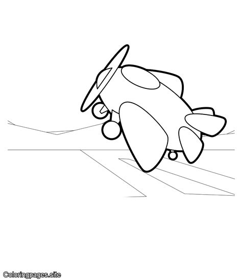 airplane  coloring page