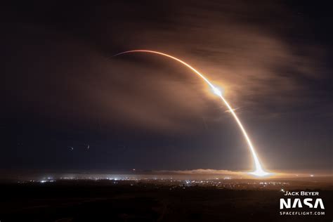 Nasas Dart Asteroid Redirect Mission Launches Aboard Falcon 9 From
